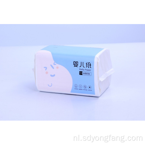 Baby Tissue Facial Sanitair Papier met Mooi Blauw Pakket